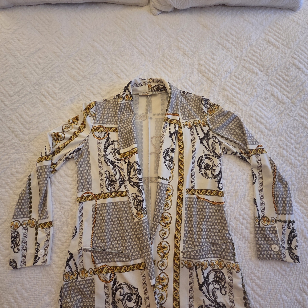 Dex Elegant Women's Patterned Blazer